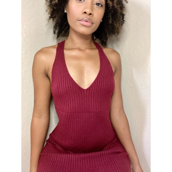 ❤️ Color Block Ribbed Midi Dress ❤️ - Picture 2 of 6